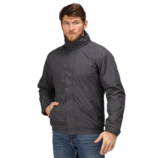 Regatta Dover Waterproof Windproof Jacket (Thermo-Guard Insulation) (Seal Grey/Black)