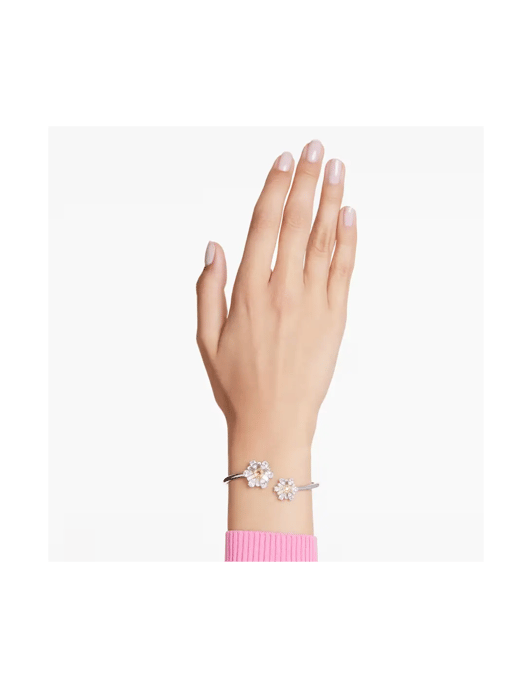 Swarovski 'Idyllia' Women's Base Metal Bracelet - Silver 5679936 - Image 5