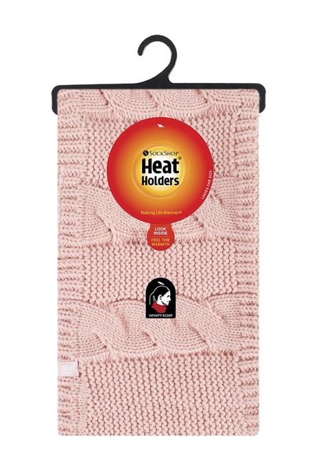 Heat Holders - Bufanda Térmica Infinity Snood con Forro Polar Suave de Invierno para Mujer - Coral - Image 2