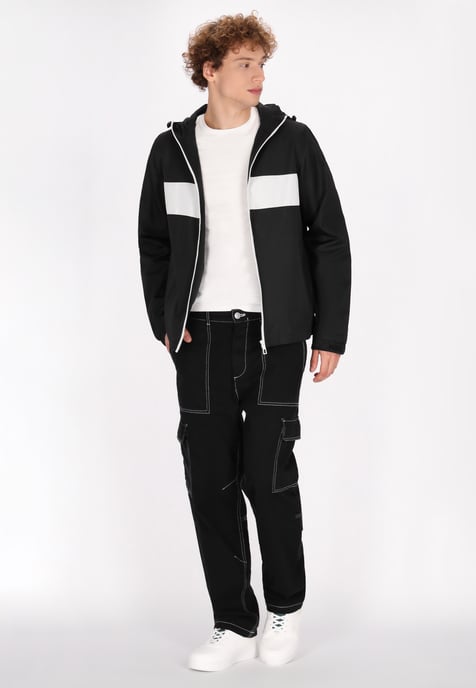 Mo Jacket Men black white - Image 2