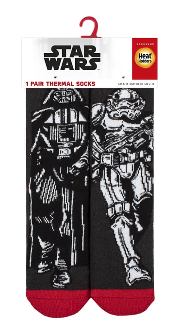 Calcetines Star Wars para hombre | Calcetines térmicos para invierno - Darth & Stormtrooper - Image 2