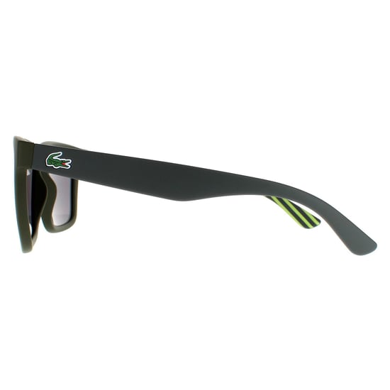 Gafas de Sol Rectangulares Matte Verde Verde Espejo para Hombre Lacoste - Image 3