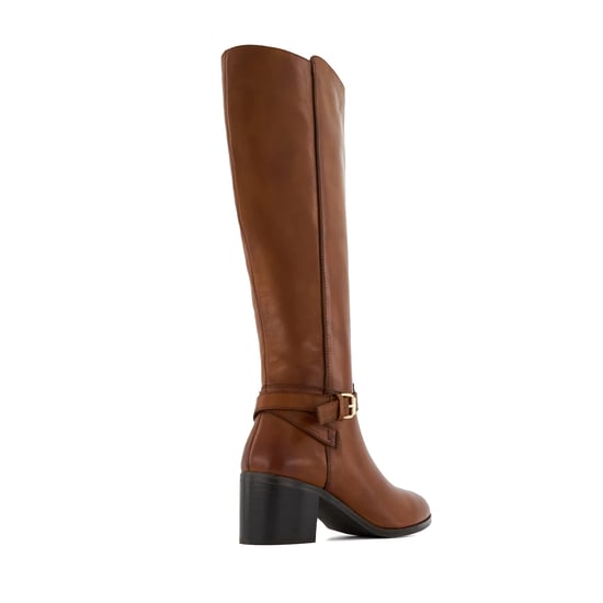 Dune Ladies Trusti 2 - Buckle Heeled Knee High Boots - Image 4