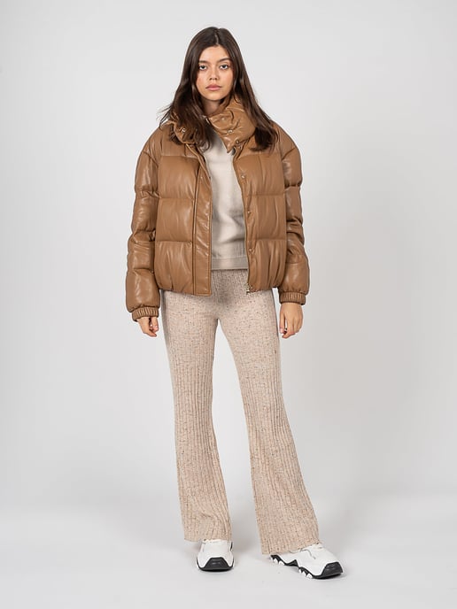 Patrizia Pepe Jacket Puchowa Woman's Brown