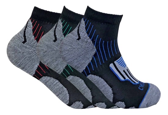 3 Pares Calcetines Tobilleros Deportivos Transpirables Anti Ampollas para Hombre - HPCM - Image 1