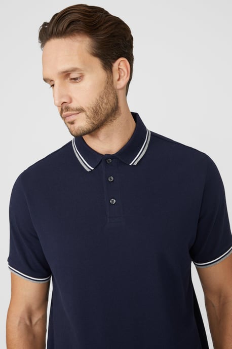 Pique Tipped Polo - Image 3