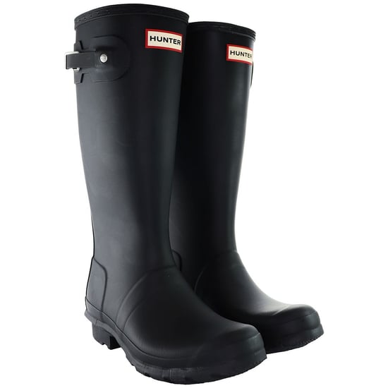 Botas de agua negras Hunter Original para niños grandes - Image 1