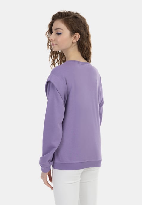 Mymo sweatshirt women lilac - Image 4