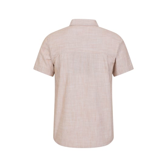 Mountain Warehouse Mens Coconut Slub Short-Sleeved Shirt (Yellow) - Image 2