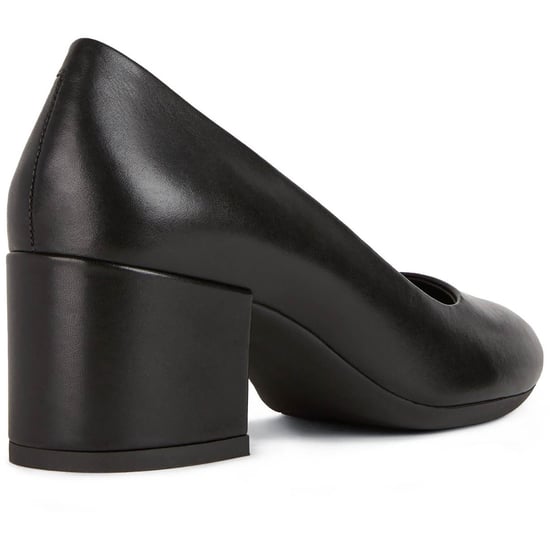 Geox D ELEANA A Leather Bovine Full Grain Women's Black Heels - Image 2