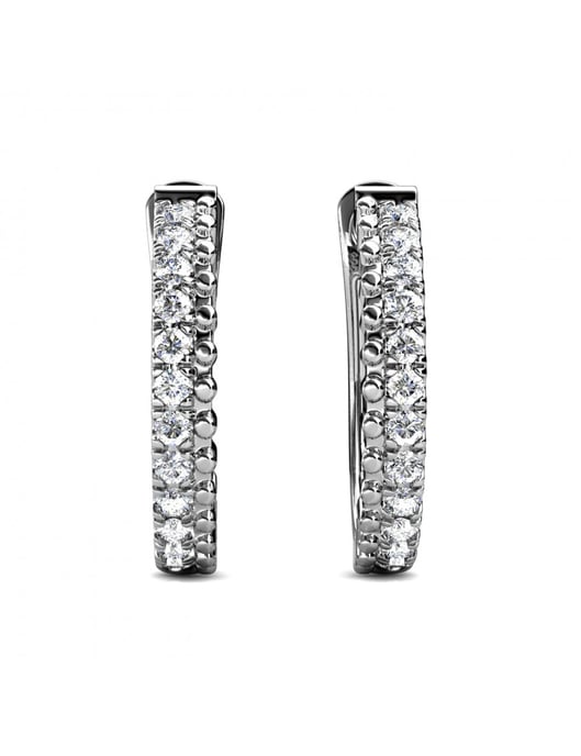 Pendientes Aleah - Plata y Cristal - Image 3