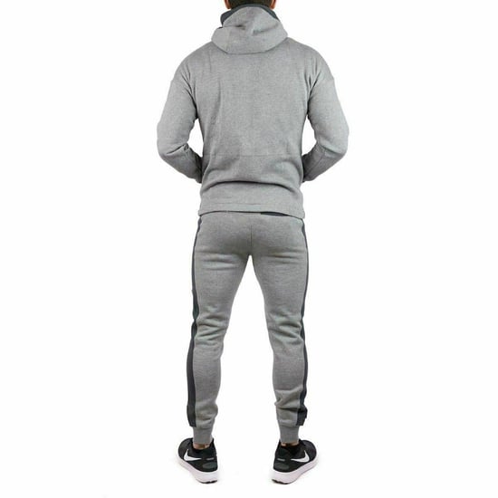 Conjunto completo de chándal de forro polar para hombre Nike Air gris - Image 2