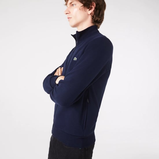 Lacoste regular fit brushed fleece men's sweatshirt with zipper