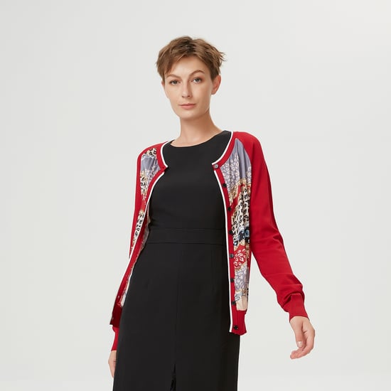 Cardigan printed in front - Image 2