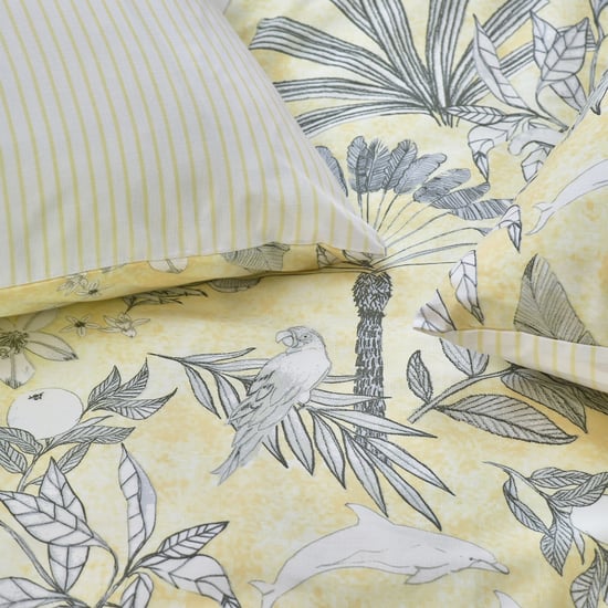 Juego de Funda de Edredón Reversible Colony Palm Tropical - Image 3
