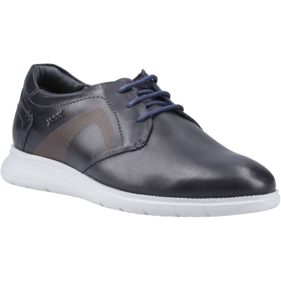 Pod Aston Leather Men's Navy Lace-Up Shoes - Image 1