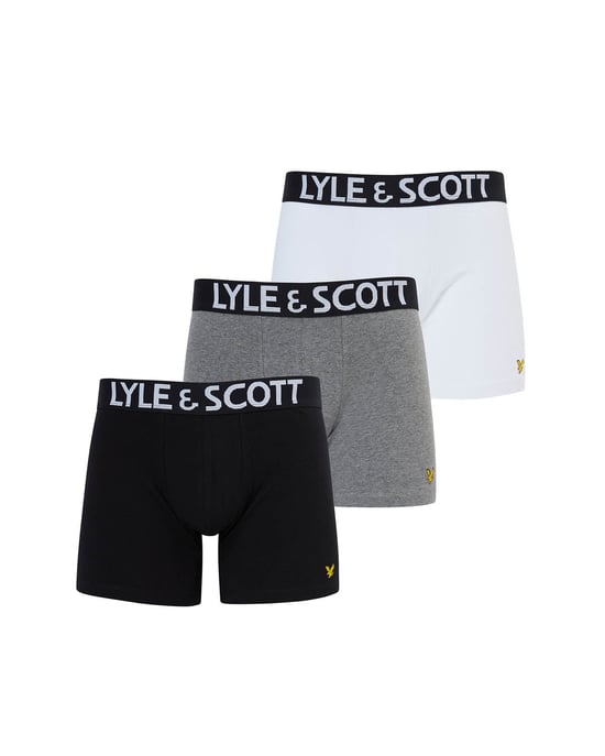 Lyle & Scott 3 Pack Fashion Trunks in Multicolour - Image 1