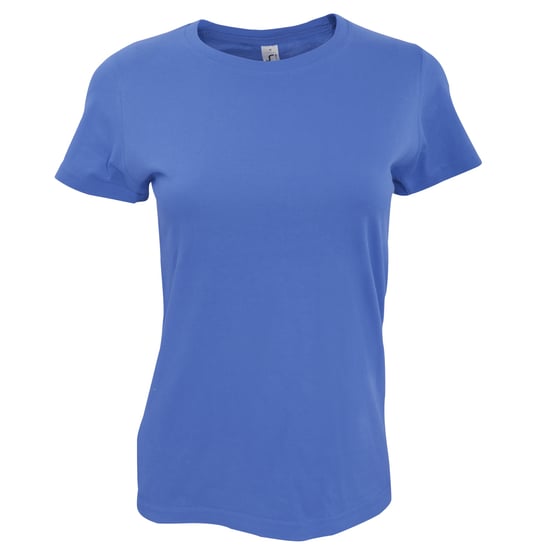 SOLS Womens/Ladies Imperial Heavy Short Sleeve T-Shirt (Denim) - Image 1