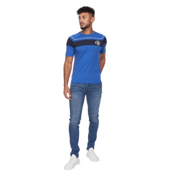 Crosshatch Mens Craftore T-Shirt (Blue) - Image 3