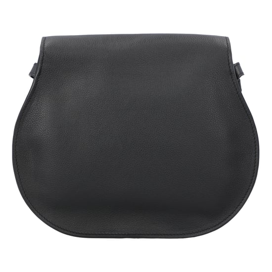 Chloé Marcie Medium Saddle Bag Black - Image 4