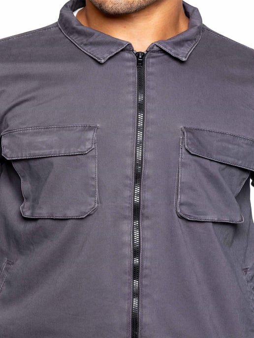 Enzo | Chándal con pantalón corto para hombre - Gris - Image 4