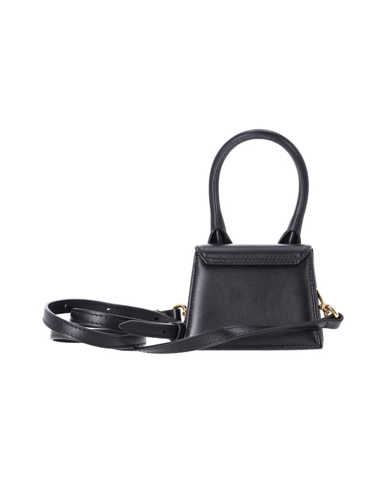 Jacquemus Le Chiquito Top Handle Bag in Black Leather - Image 3