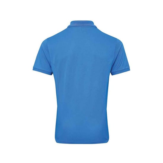 Premier Mens Coolchecker Plus Piqu Polo Shirt (Sapphire Blue) - Image 2