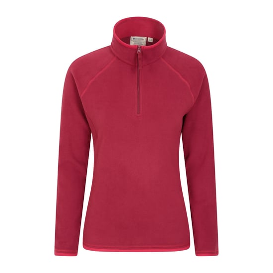 Mountain Warehouse Womens/Ladies Montana Half Zip Fleece Top (Red)