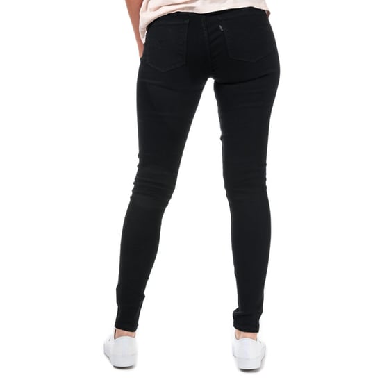Women's Levis 710 Super Skinny Secluded Echo Jeans in Black
