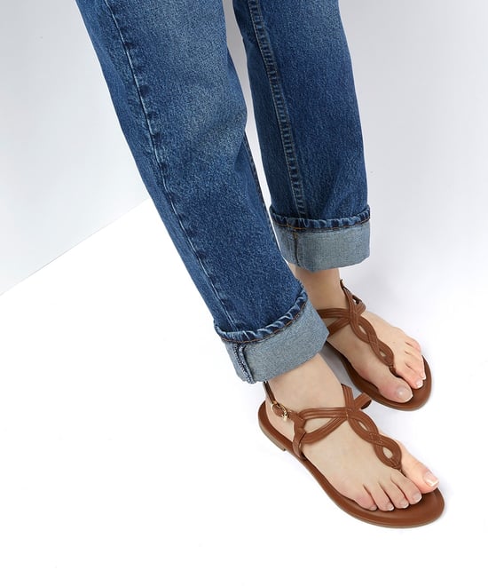 Dune Ladies LOGIC Twist Toe-Post Sandals