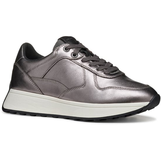 Geox D Amabel A Leather Women's Gun Trainers - Image 1