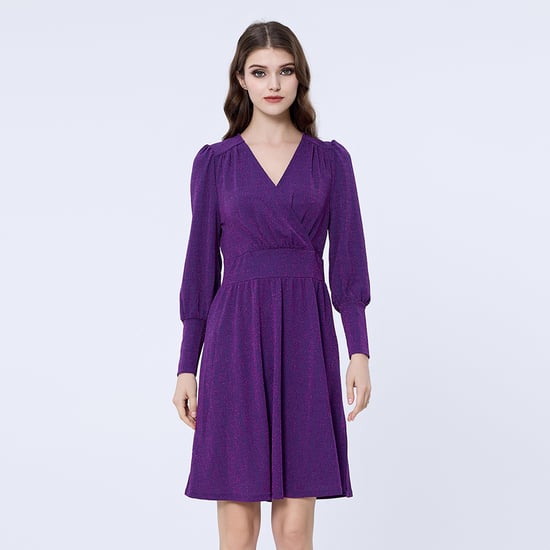 Long sleeves skater dress - Image 1