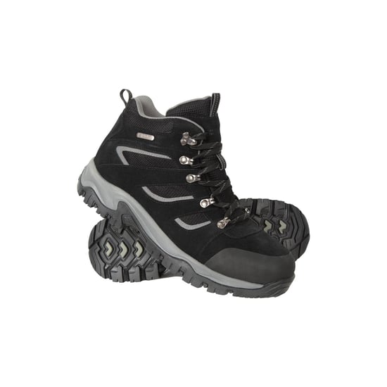 Mountain Warehouse Mens Voyage Suede Waterproof Boots (Black) - Image 6
