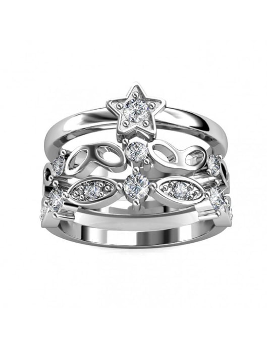 Anillo Solar - Plata y Cristal - Image 5