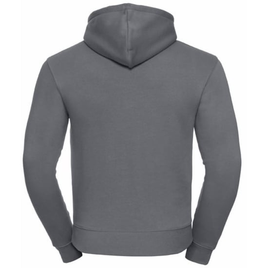 Russell Mens Authentic Hooded Sweatshirt / Hoodie (Convoy Grey)