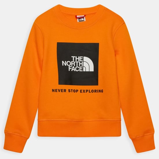 Sudadera amarilla con cuello redondo para jóvenes Box de The North Face - Image 1