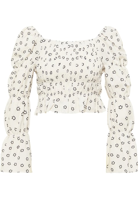 Mymo longsleeve women off-white - Image 1