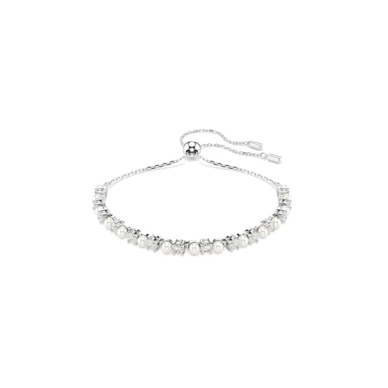 Swarovski 'Matrix' Women's Base Metal Bracelet - Silver 5689633 - Image 1
