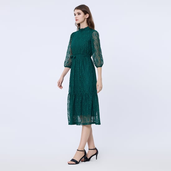 Fit-and-flare lace dress - Image 2