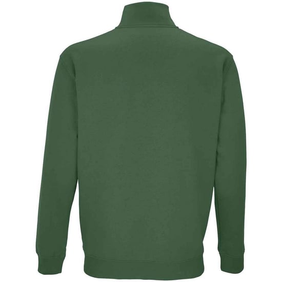 SOLS Unisex Adult Conrad Quarter Zip Sweatshirt (Bottle Green) - Image 2