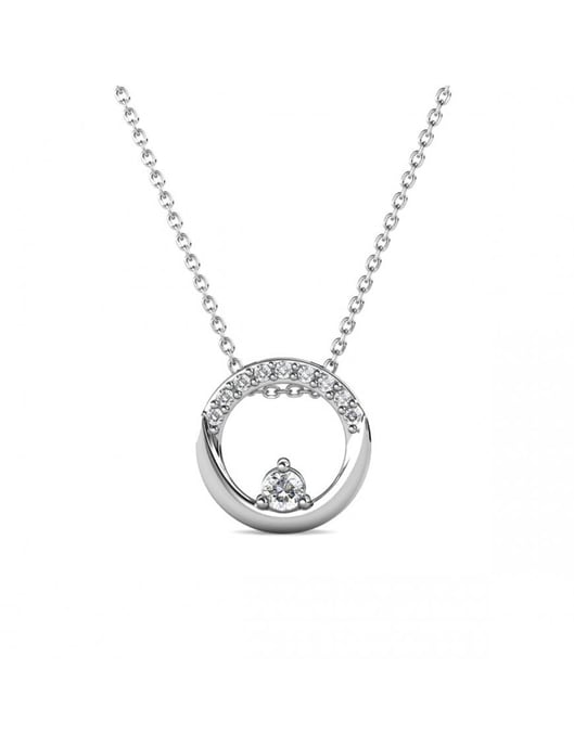 Colgantes Clarine - Plata y Cristal - Image 1