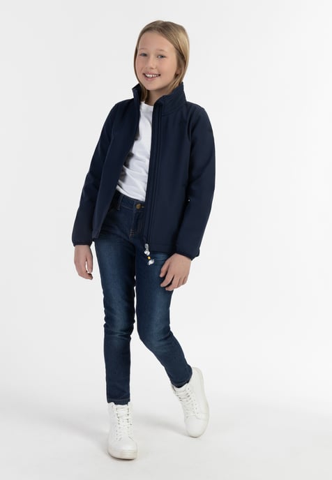 Schmuddelwedda softshell jacket Girls marine - Image 2
