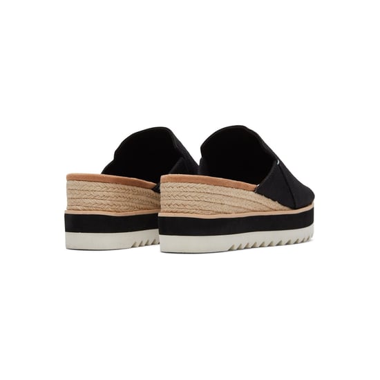 TOMS Diana Mule Polyester Women's Black Wedges - Image 2