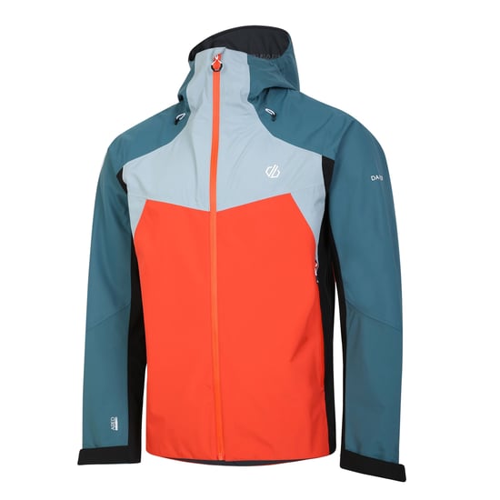 Dare 2B Mens Cornice Waterproof Jacket (Trail Blaze Orange/Slate Grey)