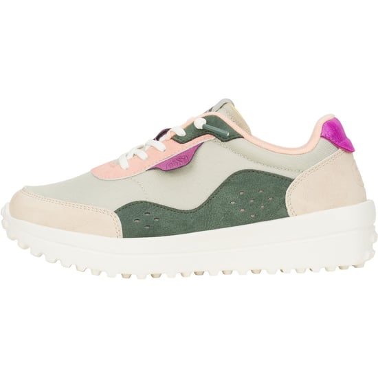 HEYDUDE Hayden Colorblock Polyester Women's Dusty Olive/Multi Trainers - Image 5