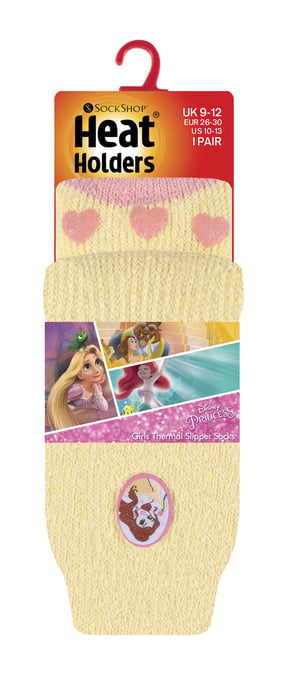 Calentadores - Calcetines térmicos de invierno antideslizantes 2.3 TOG para niños - La Bella y la Bestia - Image 2