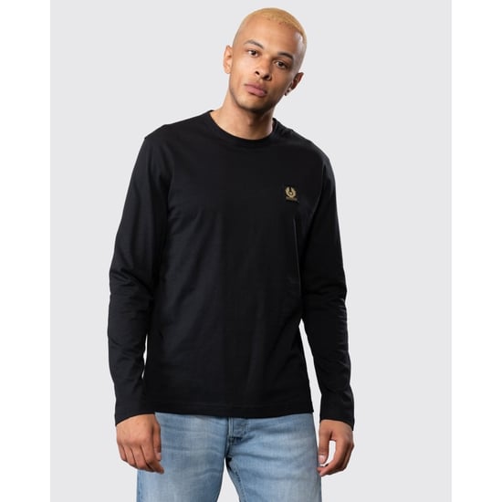 Belstaff Long Sleeved Logo Patch T-Shirt - Image 1