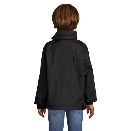 SOLS Childrens/Kids Surf Windbreaker (Black) - Image 2
