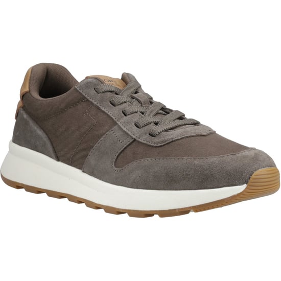 TOMS TRVL Lite Retro Leather Men's Olive Trainers - Image 1