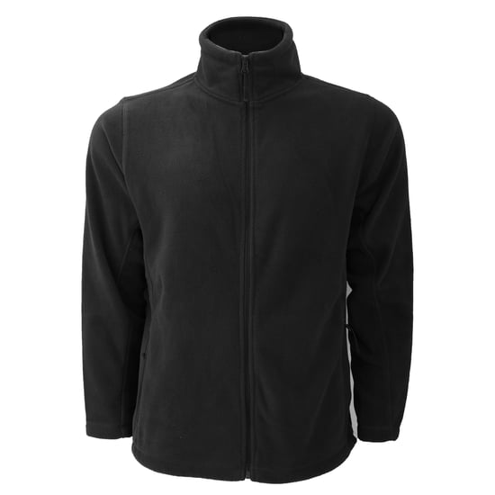 Russell Mens Full Zip Outdoor Fleece Jacket (Black) - Image 1